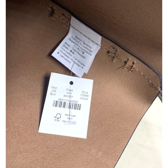 J. Crew Edie Bucket Bag Black Italian Patent Leather Dustbag Inc NWT - Picture 4 of 14